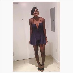 Navy Mini Romper